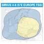 Zone pokrivenosti svakog satelita za svaku antenu GLOMEX